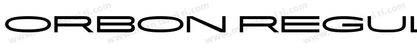 Orbon Regular ITC TT字体转换